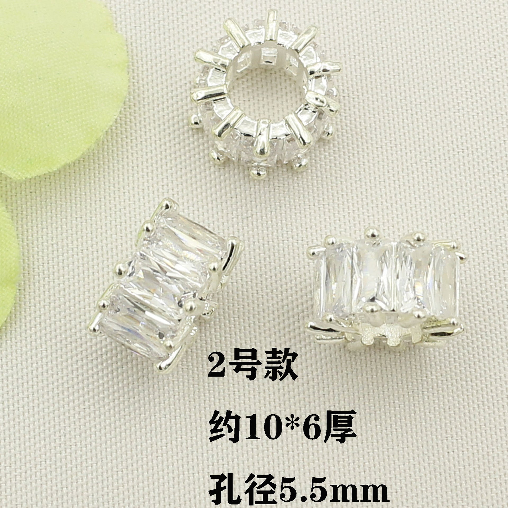 Wholesale 10pcs Copper plated gold colorbeaded bracelet